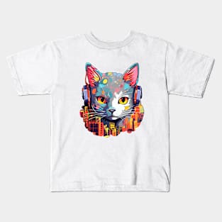 Cat Animal World Pet Dog Loving Fun Kids T-Shirt